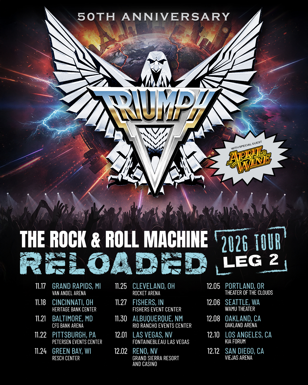Triumph 2026 Tour Poster